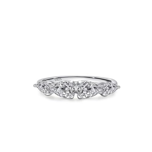 Bague en argent goutte d'eau sublimez votre style quotidien avec élégance