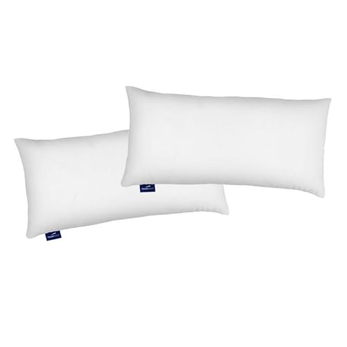 Traumnacht Green Kopfkissen-Set bestehend aus zwei Kopfkissen 40 x 80 cm, nachhaltiges Kissenset mit Bezug aus Microfaser, produziert nach deutschem Qualitätsstandard