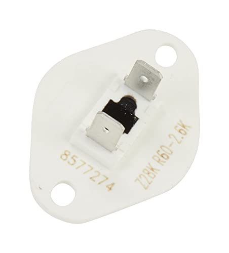 Whirlpool WP8577274 Genuine OEM Dryer Thermistor Replacement Part - Replaces 3406294 3390292 3976615 and more