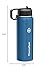 ThermoFlask Bottle with Chug Lid & Straw Lid - Insulated Stainless Steel Water Bottle with Leak-Proof Lids - Dishwasher-Safe Reusable Bottle & Lids - Durable Bottle, 2 Straws & 2 Lids - 18 oz, Cobalt