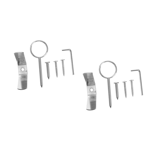 Alipis 2 Juegos Puesto de jamón Estante jamonero Inoxidable jamoneros Almacenamiento jamón Rack jamón jamoneras jamonero doméstico jamonero para casa Soporte jamonero Planchar Silver