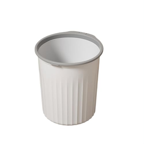 Poubelle PP 10L avec anneau de pression pour tri et déchets compacts