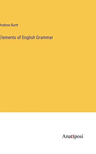 Elements of English Grammar