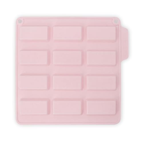 CÉCOA • Mini Financiers Silicone Mould • 12 Cavities • Financial Almonds, Chocolate, Sweet or Savoury Recipes • BPA Free • Non-stick • -40°C to +230°C • Cake Mould, Home Baking, DIY