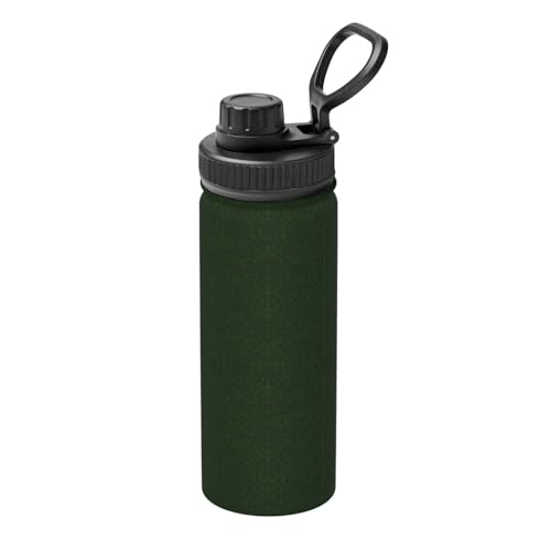 Hunter Trinkflasche mit Blumenmuster, für Camping, Wandern, Edelstahl, doppelwandig, isoliert