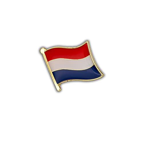 Clj Charles Le Jeune Pin's Drapeau Pays Bas Flottant - Drapeaux - qualité de finition - Epingle - Broche - Badge - PINS EUROPE