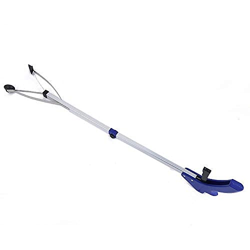 Litter Picker,33" Foldable Tool Lightweight Aluminum Reaching Aid with Rotating Rubber Gripper, Long Arm Extender Pick-up Tool for Elderly,Garden Gripper(33inch)