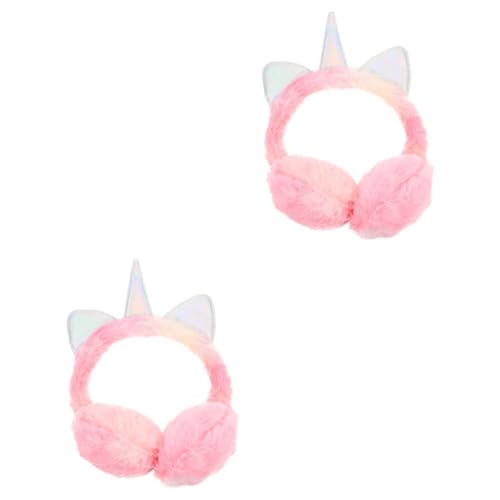 Orejeras de unicornio ABOOFAN para invierno y fiesta infantil