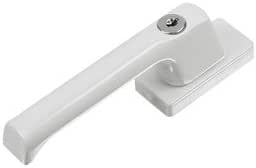 ABUS Fenstergriff FG200 S, silber, abschließbarer Fenstergriff: Amazon ...