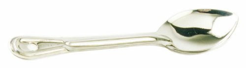 Crestware Commercial, 15" Inch Stainless Steel Solid Basting Spoon (Package of 12)