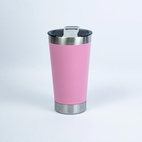 Copo Térmico Aço Inoxidável com Abridor Para Garrafa e Tampa 473ml, Para Cerveja, Chá, Café, Suco, Á