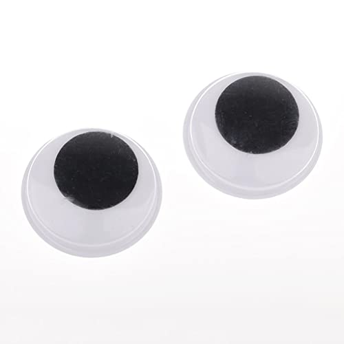 Fancyes Pack of 60 Self Y Wiggle Googly Eyes Assorted Sizes for Doll