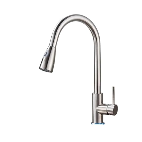 LFCKVX Robinet de Cuisine Nickel brossé 360 ° Titr à