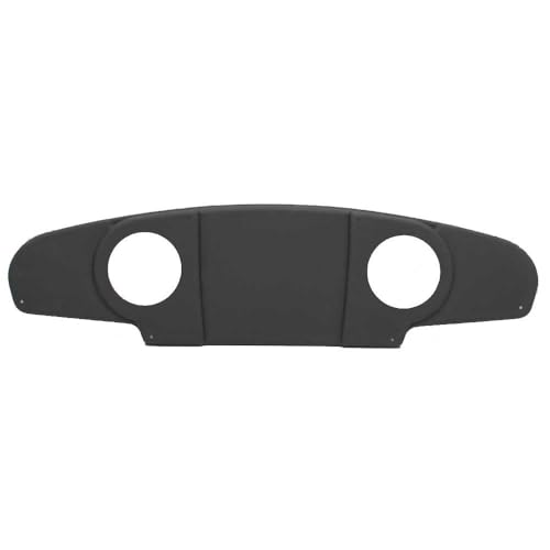 Godfrey Pontoon Boat Blank Gauge Panel 449367 | Black Plastic