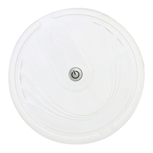 OUNONA Robot Balayeur Intelligent Blanc Compact, Aspirateur Robot Domestique à Faible Bruit, Nettoyage Des Poils D’animaux Et Poussières Pour Usage Maison,