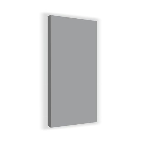 Stop Sound Pannello Acustico Fonoassorbente, pannelli fonoassorbenti alte prestazioni 180x80x5 cm Certificati Made in Italy (Grigio)