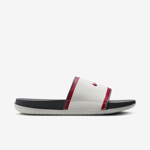 Nike College Offcourt (Alabama) Slides (FN2642-001, Night Silver/Dark Smoke Grey/Team Crimson)4
