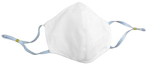 Kit 2 Máscara de Tecido Lavável Tékhne 3 Camadas Alg Premium (Branca, M - Feminino)