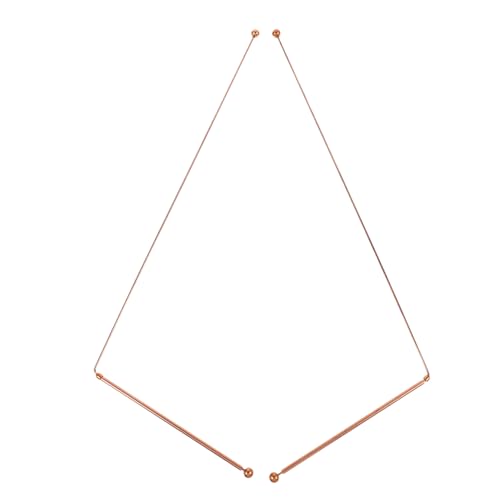 HOMOCONO Water Divination: 2pcs Brass Dowsing Rods Dousing Rods for Treasure Hunting Spiritual Dowsing Tools