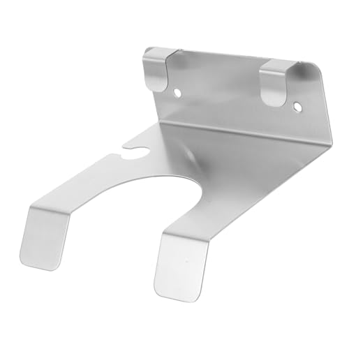 SOLUSTRE Hair Dryer Stand Wall Mount Stainless Steel Hair Tool Storage Organizer Sleek Modern Design