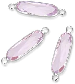 Adabele Pingente de pedra do mês de nascimento de strass grau A g...