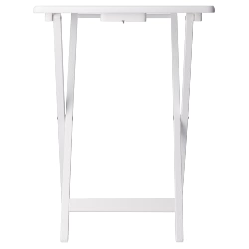 Image of Winsome Alex Set of 2 Foldable Snack Tables, White
