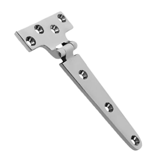 Bisagra T - Bisagras de puerta de cobertizo | Bisagras de correa de alto rendimiento | Colgador en T resistente a la corrosión para cobertizos y puertas | Bisagras de puerta de hierro forjado de grado