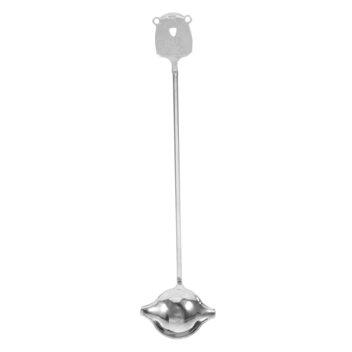 Gatuida Cuchara De Salsa Cucharas Soperas Paleta De Cuchara Cucharón De Sopa De Acero Inoxidable Cuchara De Sopa Japonesa Cuchara De Sopa Coreana Silver Acero Inoxidable 304