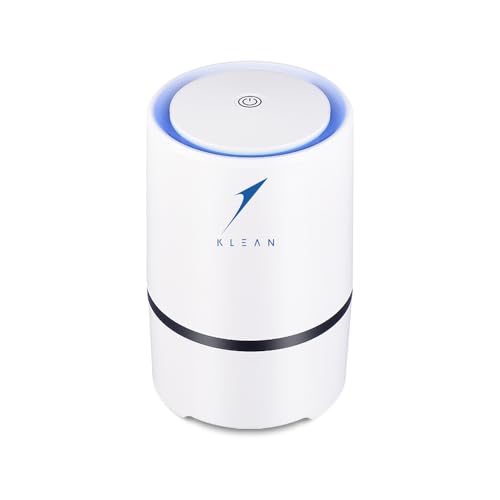 Klean Air Purifier | Portable Air Cleaner for Home with True HEPA Filter | Air Purifier for Bedroom, Living Room, Kitchen & Office | Removes Dust, Pollen, Smoke, Odours | Quiet Operation | UK Brand Klean Air Purifier | Portable Air Cleaner for Home with True HEPA Filter | Air Purifier for Bedroom, Living Room, Kitchen & Office | Removes Dust, Pollen, Smoke, Odours | Quiet Operation | UK Brand