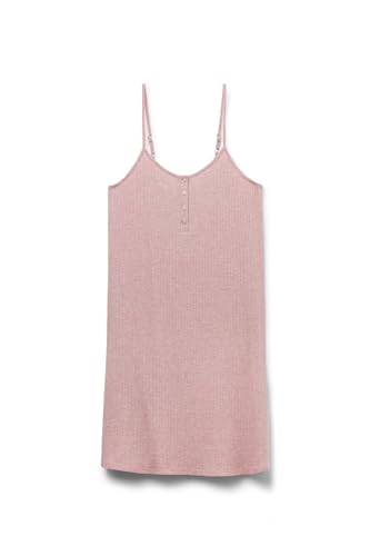 Intimissimi Woman's Chic Comfort Thin Strap Nightshirt in Dark Pink,