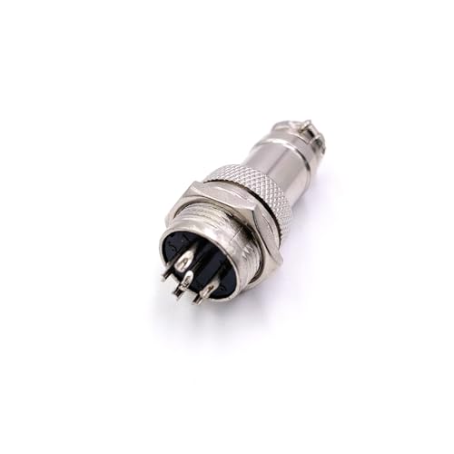 Conector de aviación fijo GX16-6P de 6 pines miniatura 1