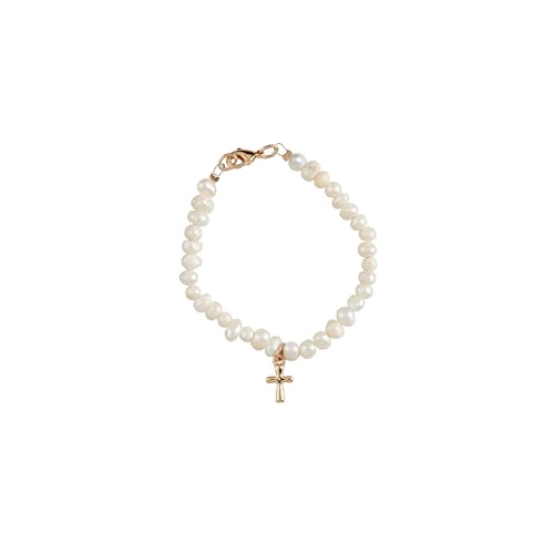Mud Pie Children's Gold Boxed Cross Bracelet2