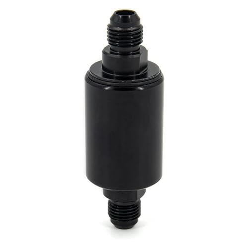 Filtre en ligne 6AN noir amovible et remplaçable pour carburant