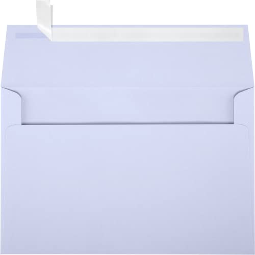 Enveloppes A9 violet lilas pour invitations de mariage et baptêmes élégants