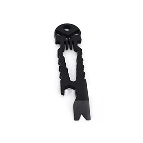 Wielofunkcyjny brelok do kluczy do samoobrony ze stali nierdzewnej szkielet Crowbar Brelok Mini Pry Bar korba kieszonkowa Crowbars otwieracz do butelek Crowbars Wielofunkcyjny Camping Brelok