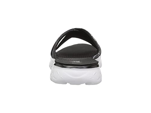 Skechers Performance Women's On The Go 400 Tropical Flip Flop, Black/White Tropical, 10 M US