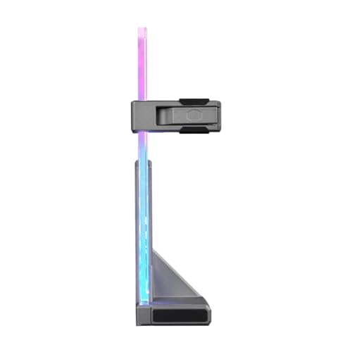 Supporto GPU Atlas ARGB - Infinity Mirror Design | Vetro temperato ARGB | Supporto in alluminio | Elimina il cedimento della GPU | Supporto versatile - Scheda video - Immagine 3