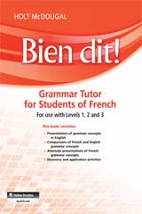 Paperback Grammar Tutor Levels 1 - 3 [French] Book