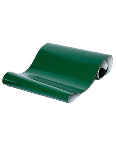 Banda de fricción en PVC verde de 4 mm que evita deslizamientos en transporte comercial