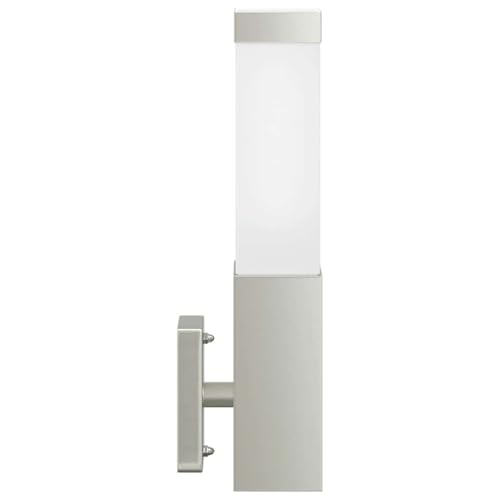 Applique murale d'extérieur en acier inoxydable moderne avec diffuseur haute performance - 5