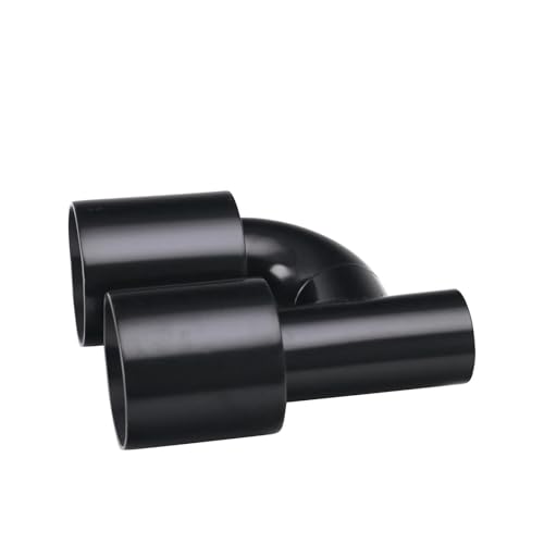 Embout de silencieux universel 63mm vers 89mm double tuyau type H