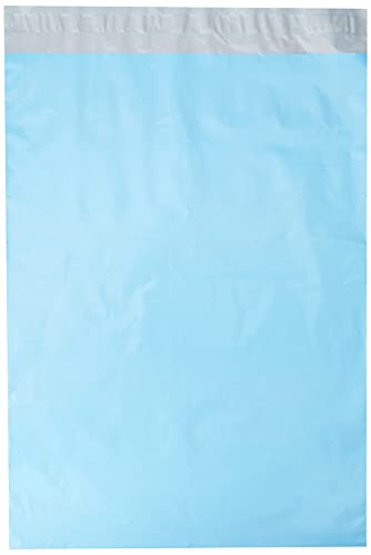 Bolsa de plástico para envíos de ropa, sobre postal azul claro Triplast 12" x 16"