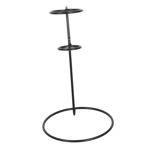 MUCKLILY Ice Cream Stand Cupcake Cone Holder Ice Cream Cone Display Tableware Dessert Display Stand French Fry Display Stand Cream Cone Stand Alcohol Heater Snacks Cone Holder Iron Black