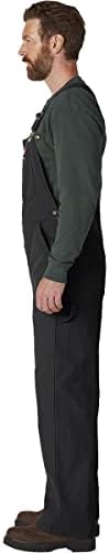 Dickies Mens Bib Overalls, Rinsed Black, 34W x 32L US - 2