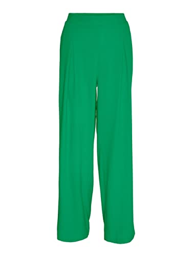 VERO MODA Damen Vmmymilo Hw Wide Pants WVN Ga Hose, Bright Green, M EU