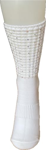 Irish Dance Socks with Crystals - Competition Length3