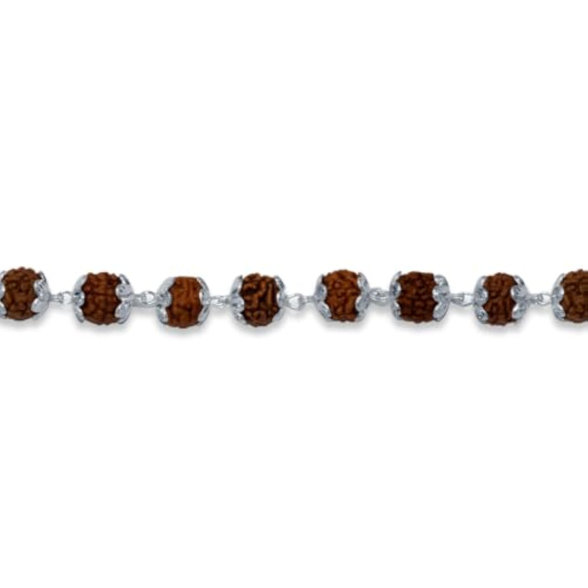 Men's Pure 925 Sterling Silver Rudra Shakti Bracelet, Gift for Him