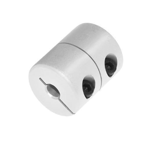 Acoplamiento de eje rígido 5mm a 8mm para husillo de máquina CNC y servomotor paso a paso de aluminio 2