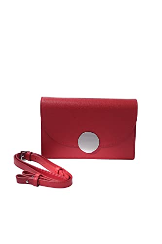 Petit sac à bandoulière rouge en cuir pour ranger vos essentiels légers