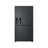 LG GSLE91EVAC - Frigorifero americano, 628 litri, no frost, nero, classe energetica C